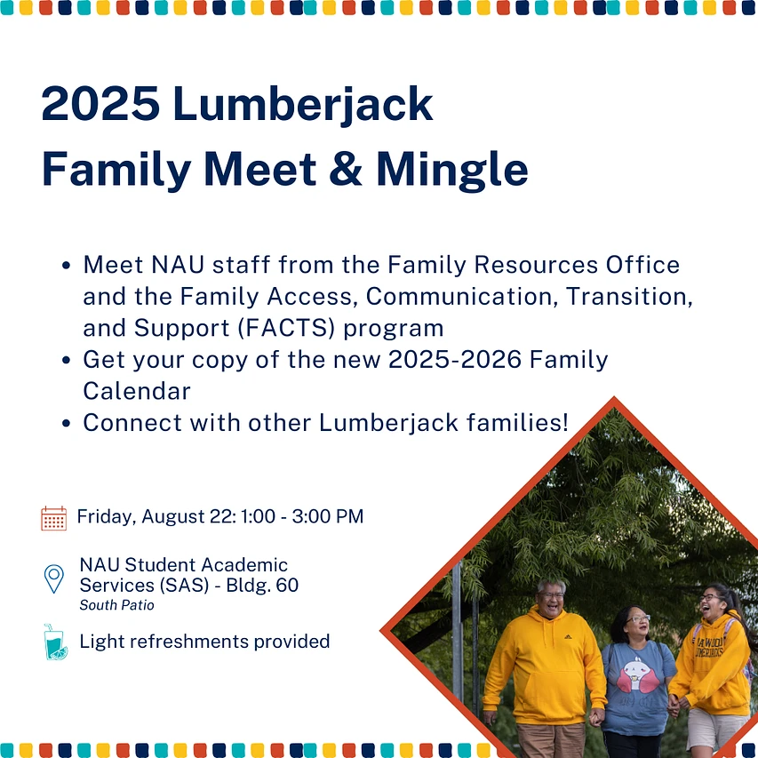 Logo for Lumberjack Family Meet & Mingle